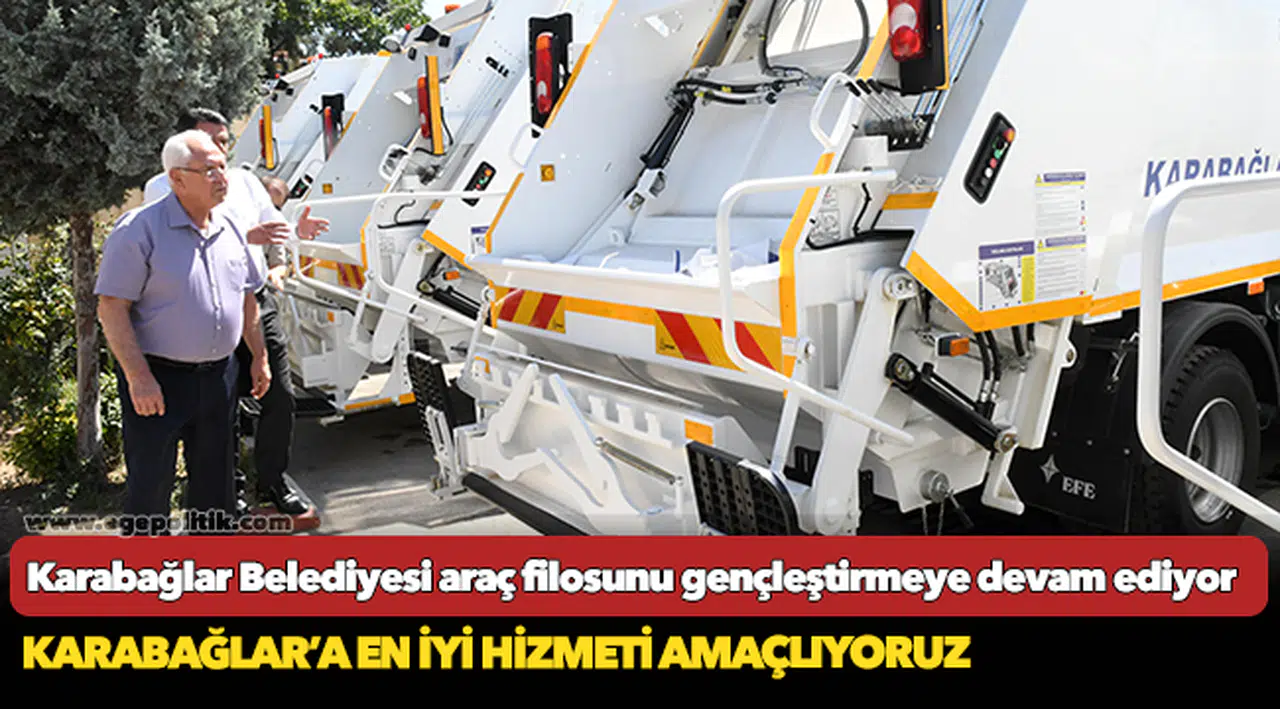 Karabağlar Belediyesi araç filosunu gençleştirmeye devam ediyor