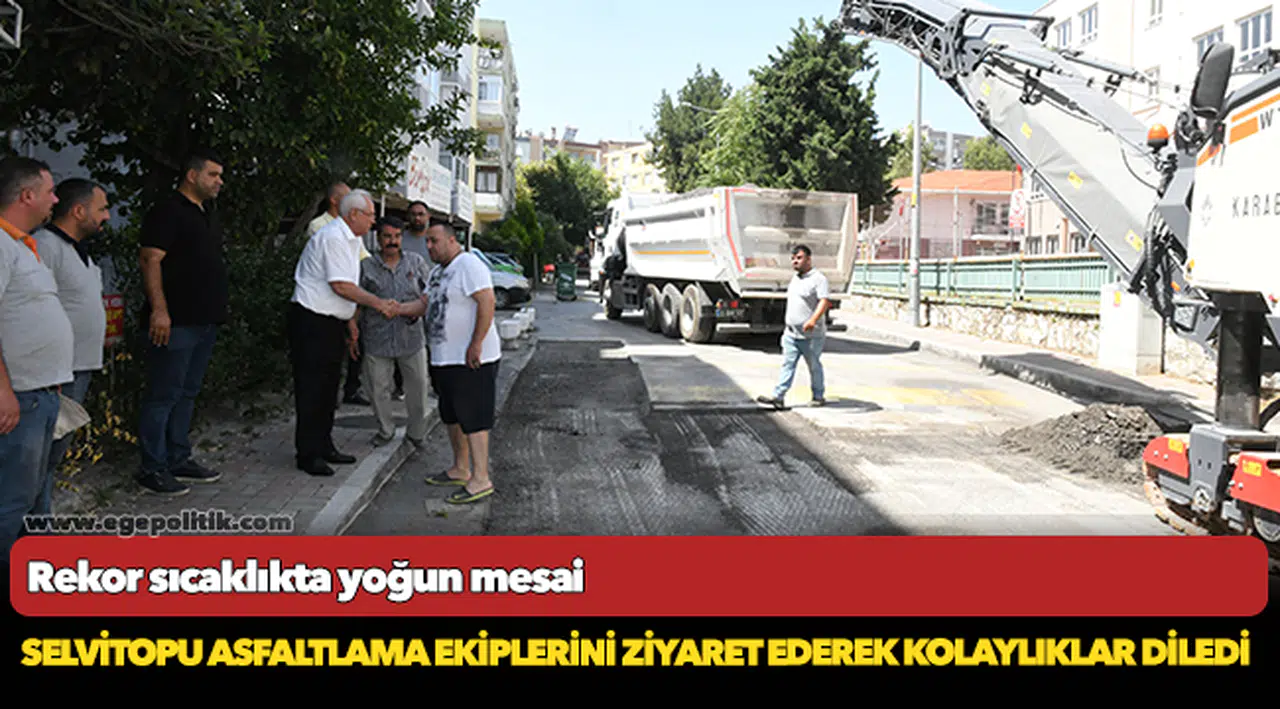 Rekor sıcaklıkta yoğun mesai