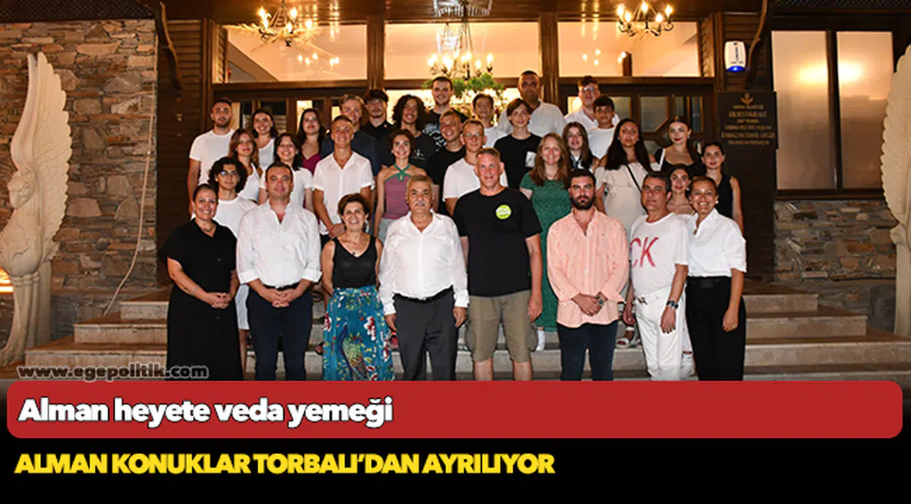 Alman heyete veda yemeği