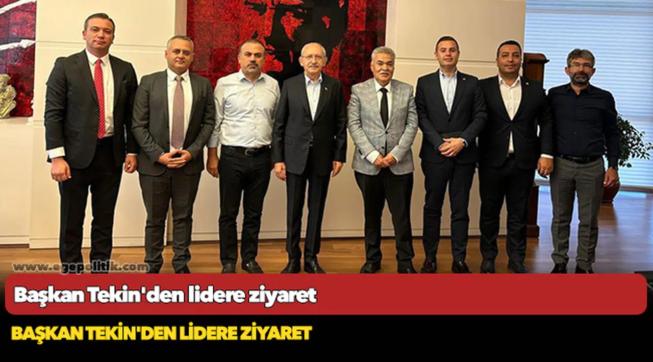 Başkan Tekin'den lidere ziyaret
