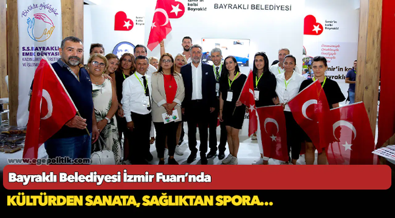 Bayraklı Belediyesi İzmir Fuarı’nda