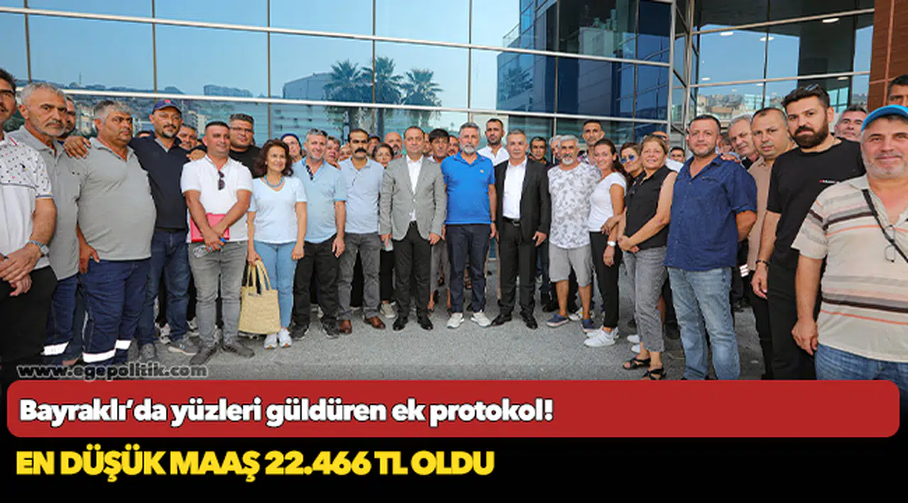 Bayraklı’da yüzleri güldüren ek protokol!