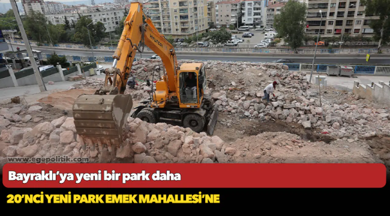 Bayraklı’ya yeni bir park daha