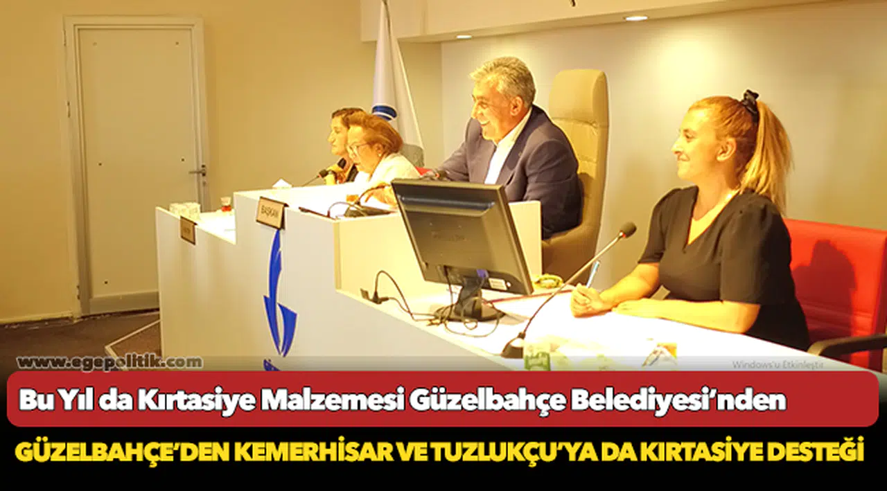 Bu Yıl da Kırtasiye Malzemesi Güzelbahçe Belediyesi’nden