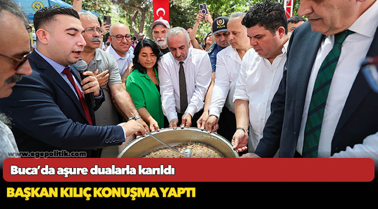 Buca’da aşure dualarla karıldı