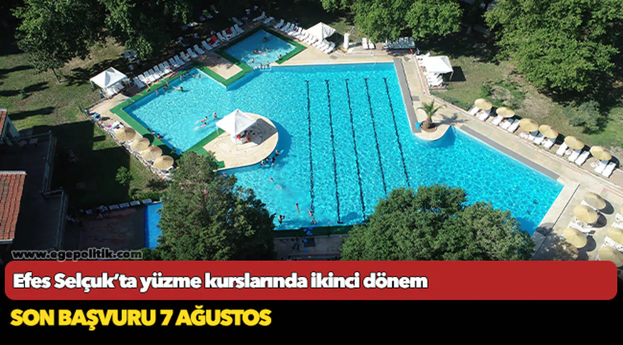 Efes Selçuk’ta yüzme kurslarında ikinci dönem