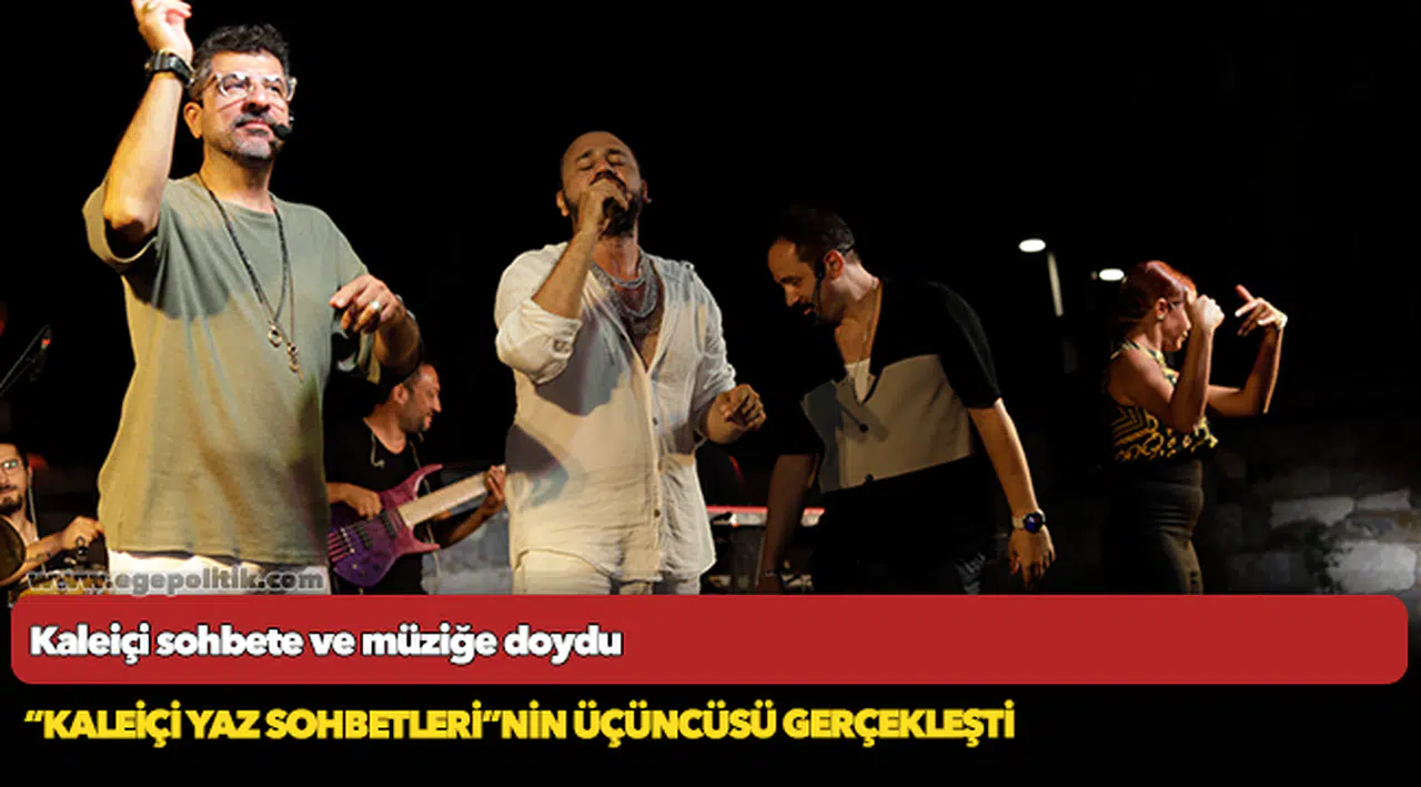 Kaleiçi sohbete ve müziğe doydu