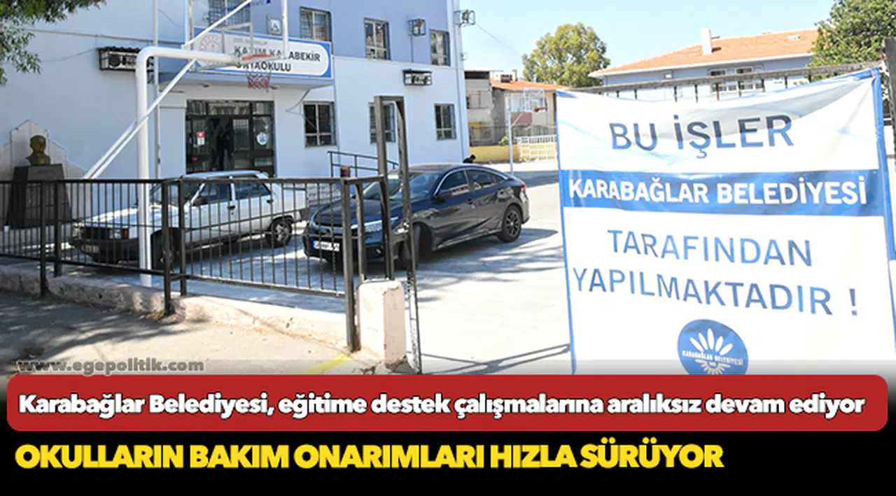 Karabağlar Belediyesi, eğitime destek çalışmalarına aralıksız devam ediyor