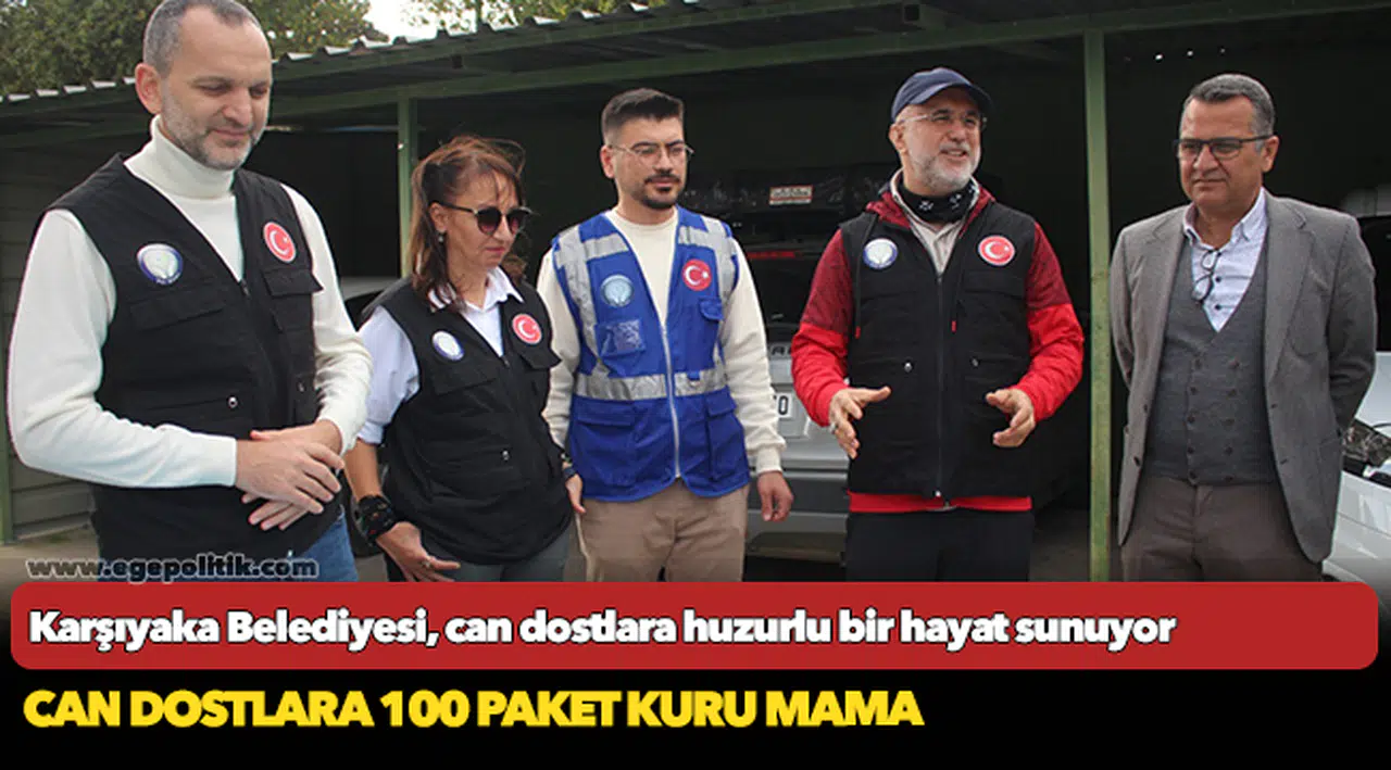 Karşıyaka Belediyesi, can dostlara huzurlu bir hayat sunuyor
