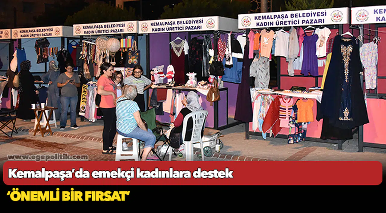 Kemalpaşa’da emekçi kadınlara destek