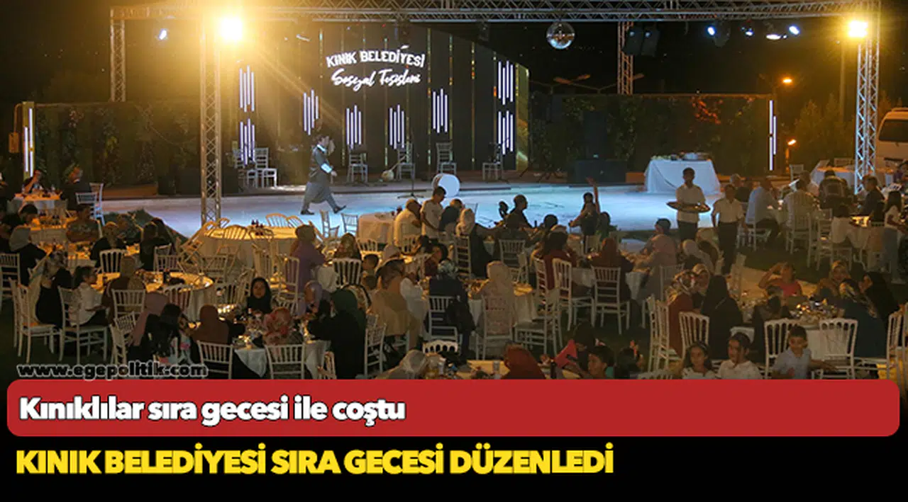Kınıklılar sıra gecesi ile coştu