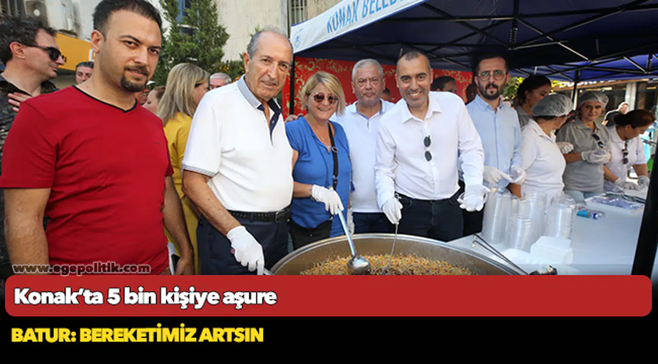Konak’ta 5 bin kişiye aşure