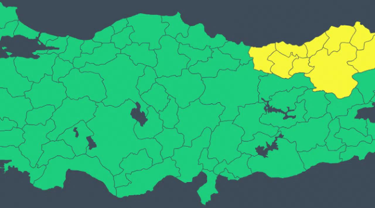 Meteoroloji'den 9 kent için sarı kodlu uyarı: Gök gürültülü sağanak bekleniyor