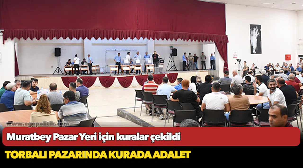 Muratbey Pazar Yeri için kuralar çekildi