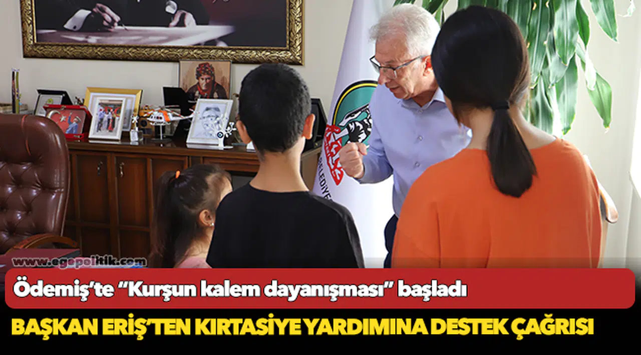 Ödemiş’te “Kurşun kalem dayanışması” başladı
