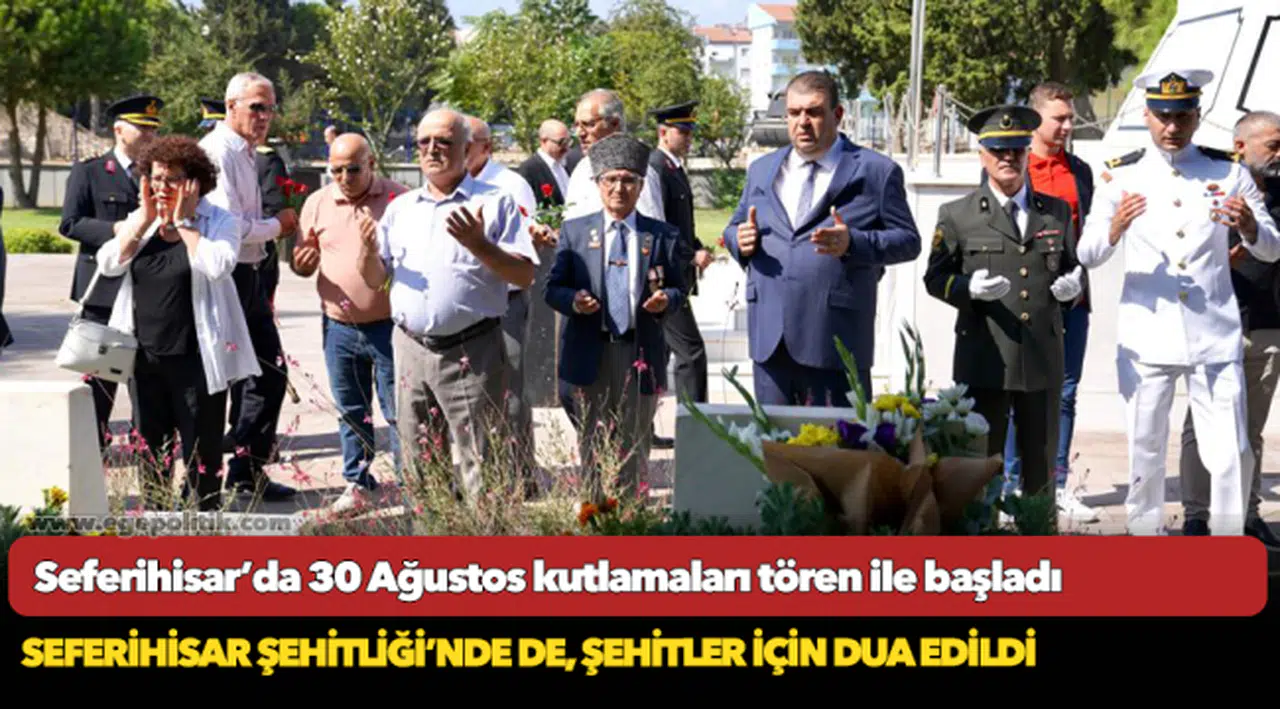 Seferihisar’da 30 Ağustos kutlamaları tören ile başladı