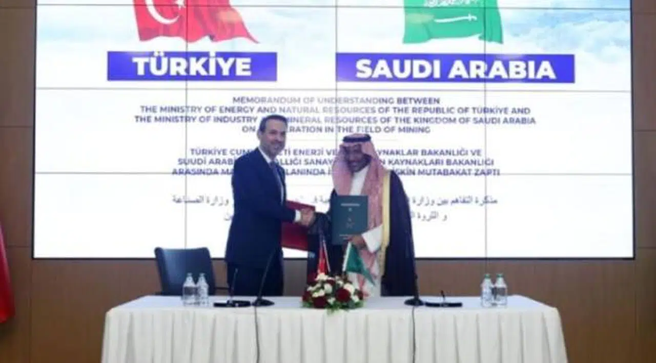 Türkiye'yle Suudi Arabistan arasında ‘madencilik işbirliği’ anlaşması