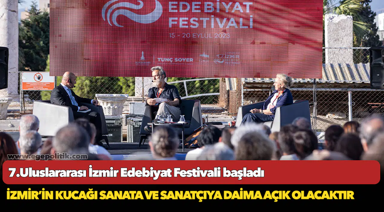 7.Uluslararası İzmir Edebiyat Festivali başladı