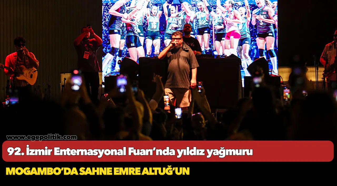 92. İzmir Enternasyonal Fuarı’nda yıldız yağmuru