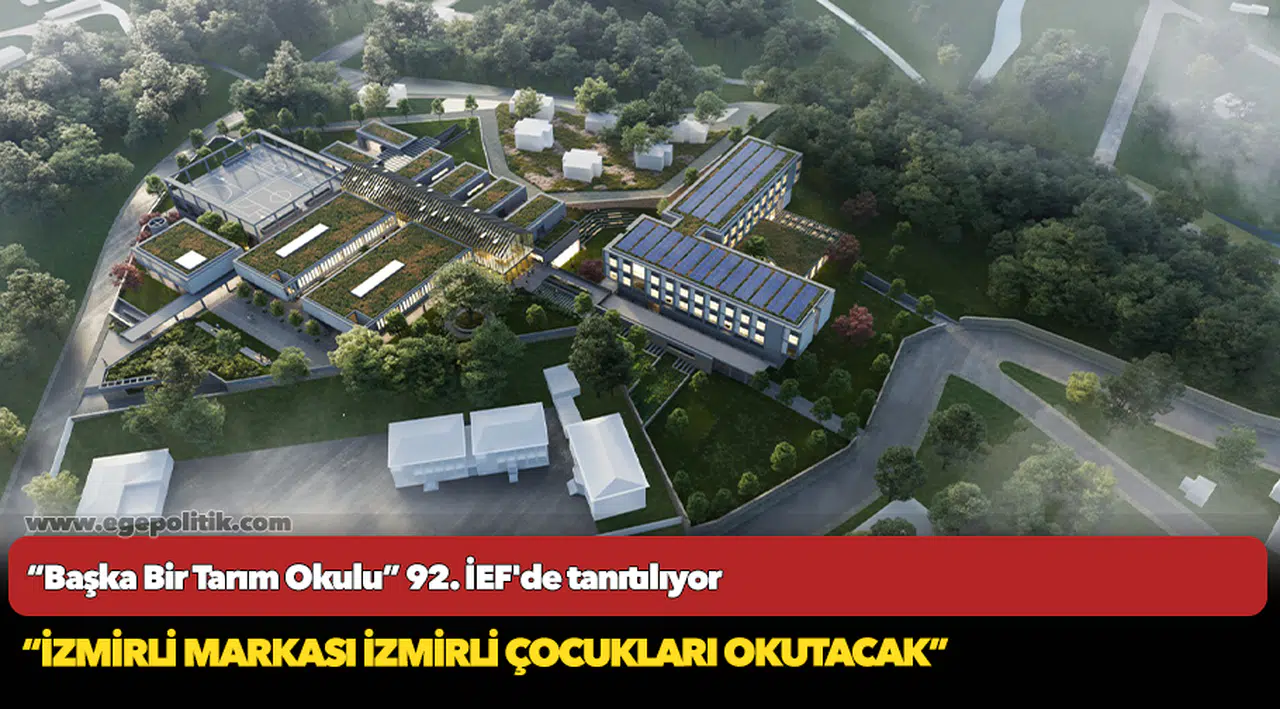 “Başka Bir Tarım Okulu” 92. İEF'de tanıtılıyor