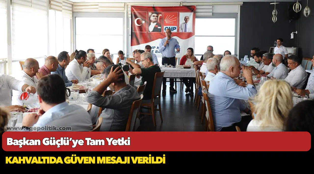 Başkan Güçlü’ye Tam Yetki