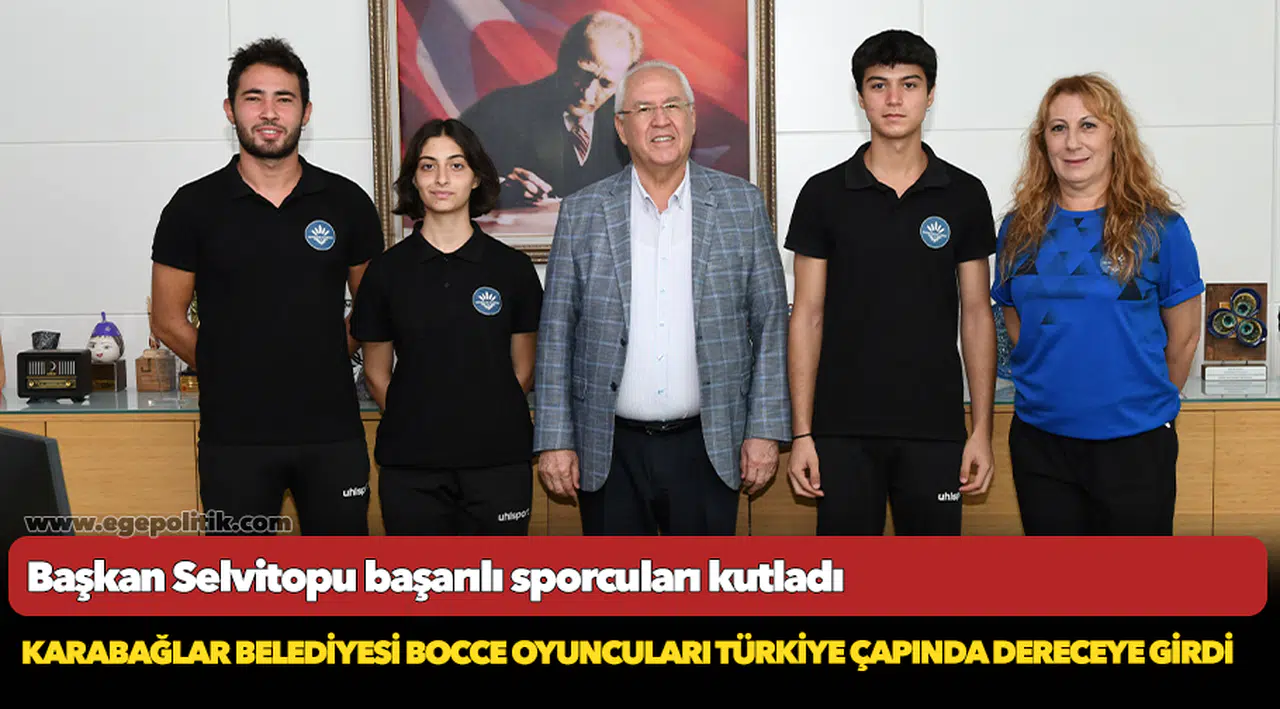 Başkan Selvitopu başarılı sporcuları kutladı