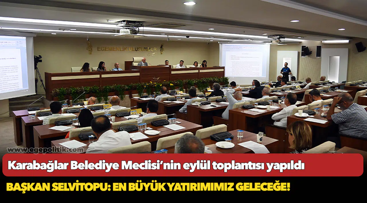 Başkan Selvitopu: En büyük yatırımımız geleceğe!