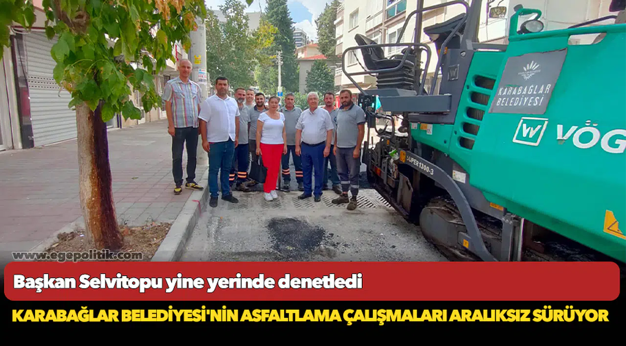 Başkan Selvitopu yine yerinde denetledi