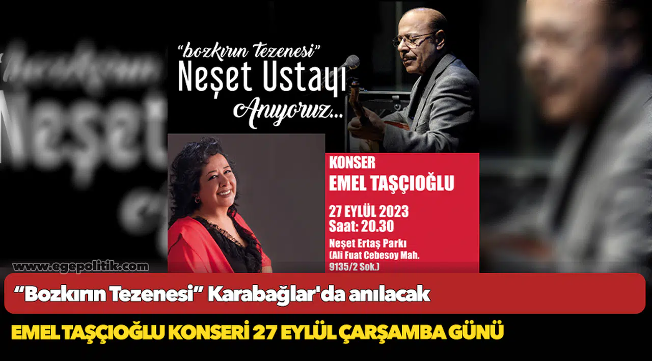 “Bozkırın Tezenesi” Karabağlar'da anılacak