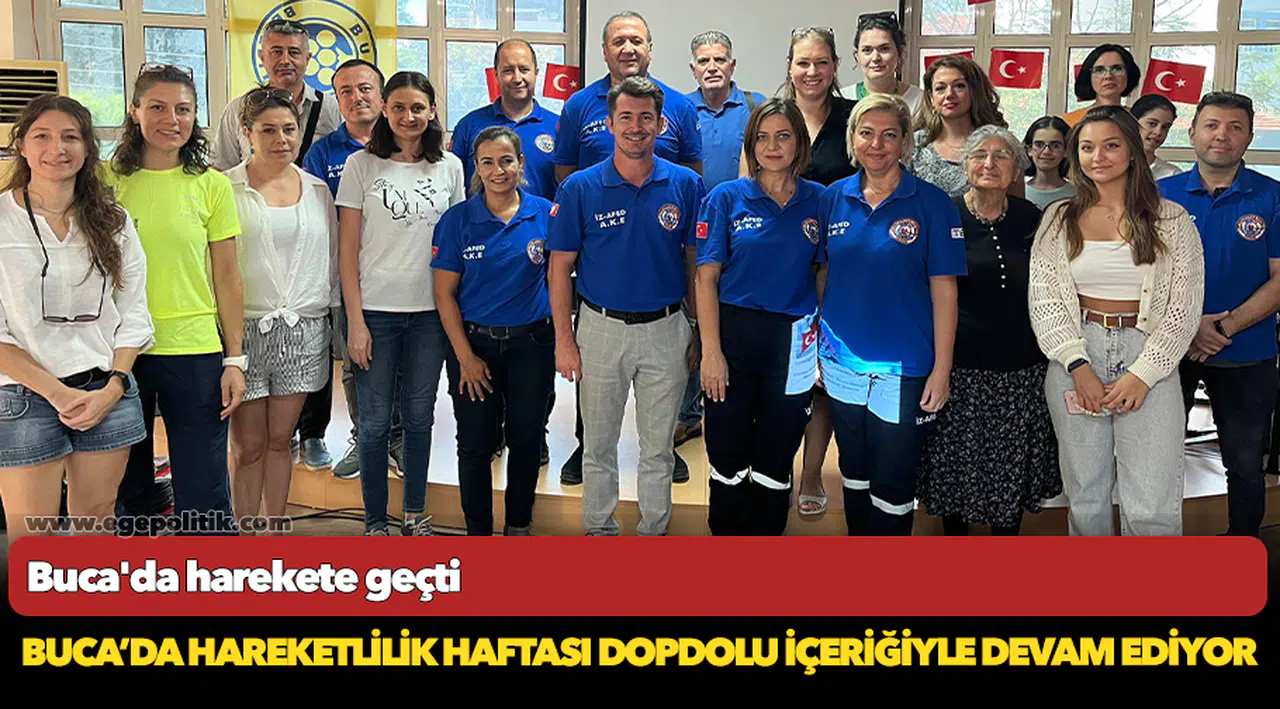 Buca’da Hareketlilik Haftası dopdolu içeriğiyle devam ediyor