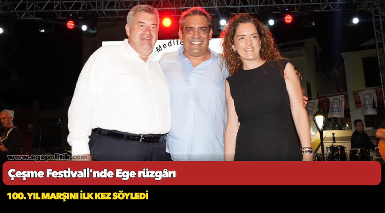Çeşme Festivali’nde Ege rüzgârı