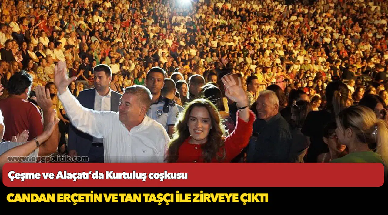 Çeşme ve Alaçatı’da Kurtuluş coşkusu