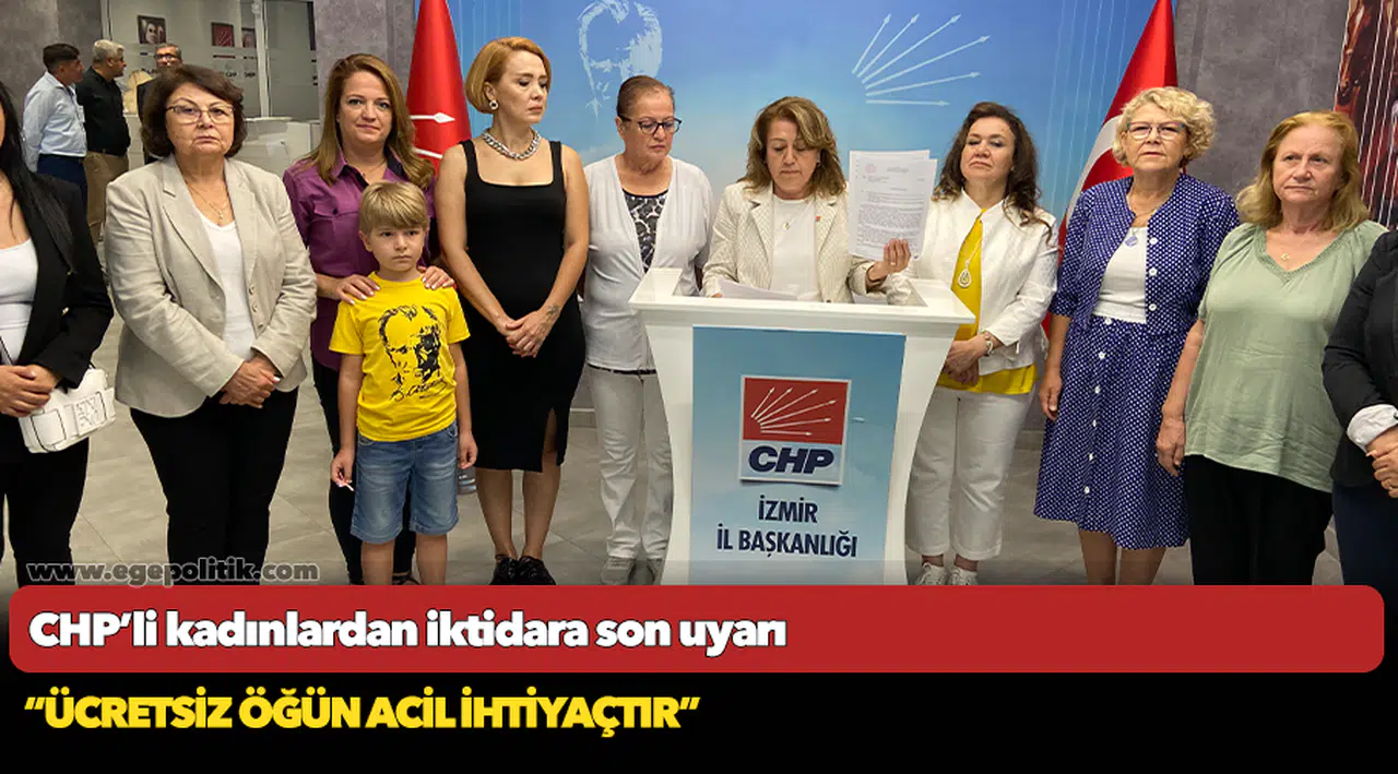 CHP’li kadınlardan iktidara son uyarı
