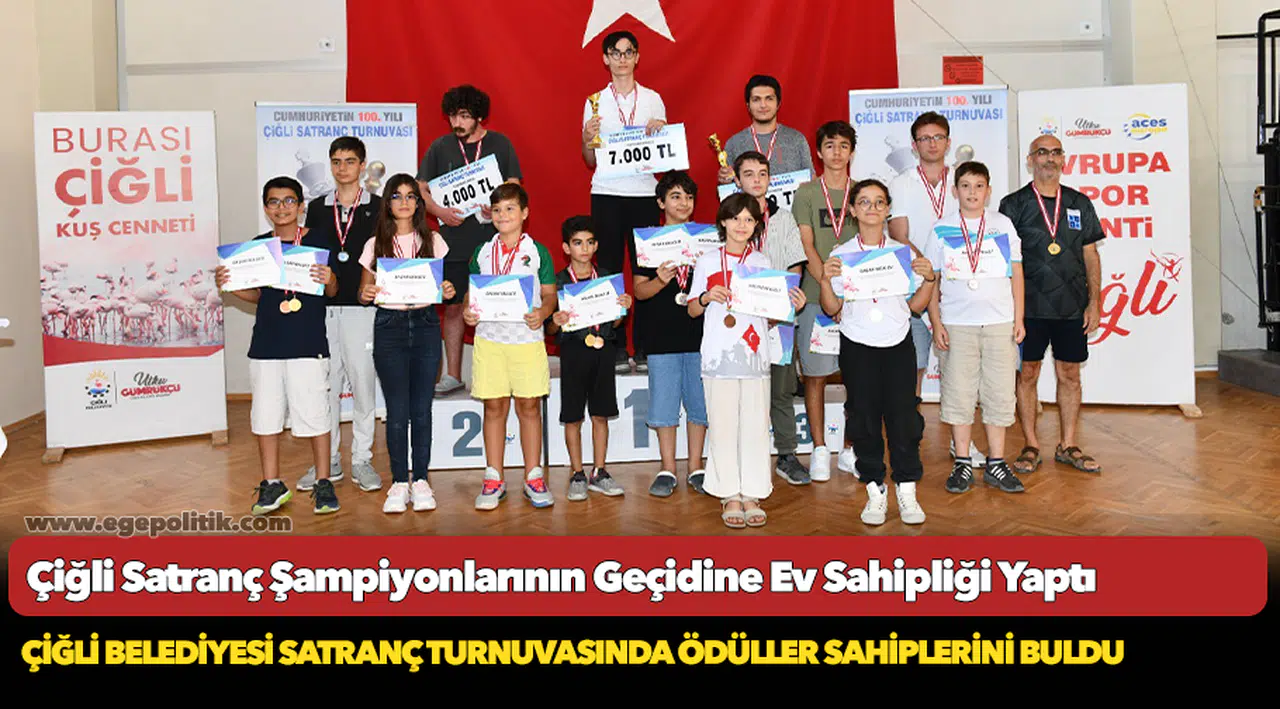 Çiğli Satranç Şampiyonlarının Geçidine Ev Sahipliği Yaptı