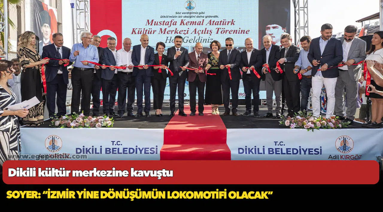 Dikili kültür merkezine kavuştu