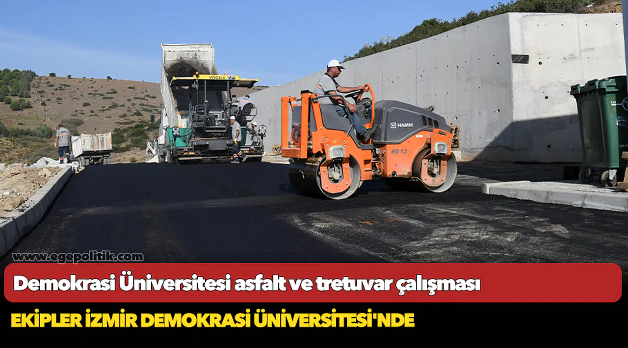 Ekipler İzmir Demokrasi Üniversitesi'nde