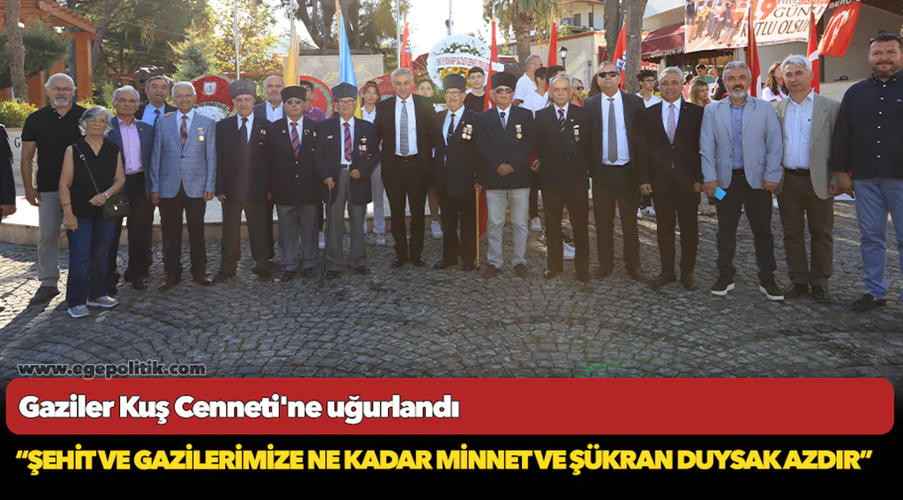 Gaziler Günü Güzelbahçe’de kutlandı