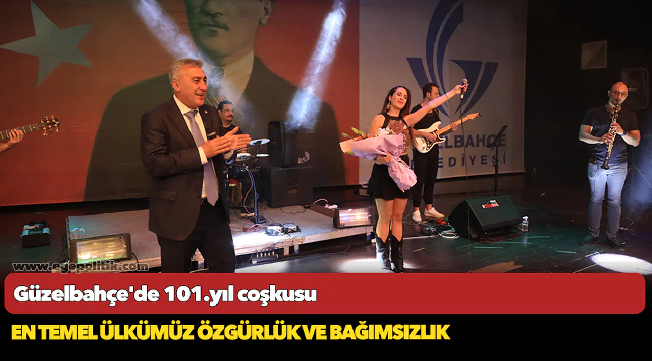 Güzelbahçe'de 101.yıl coşkusu