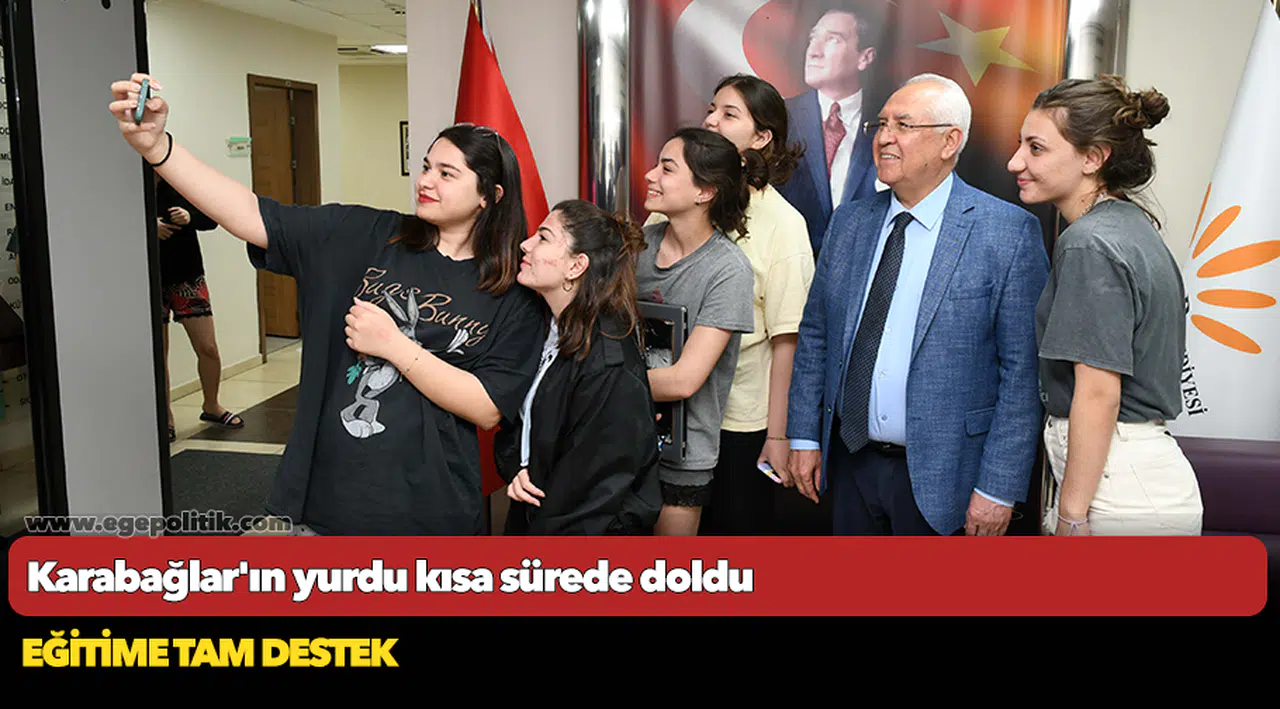 Karabağlar'ın yurdu kısa sürede doldu