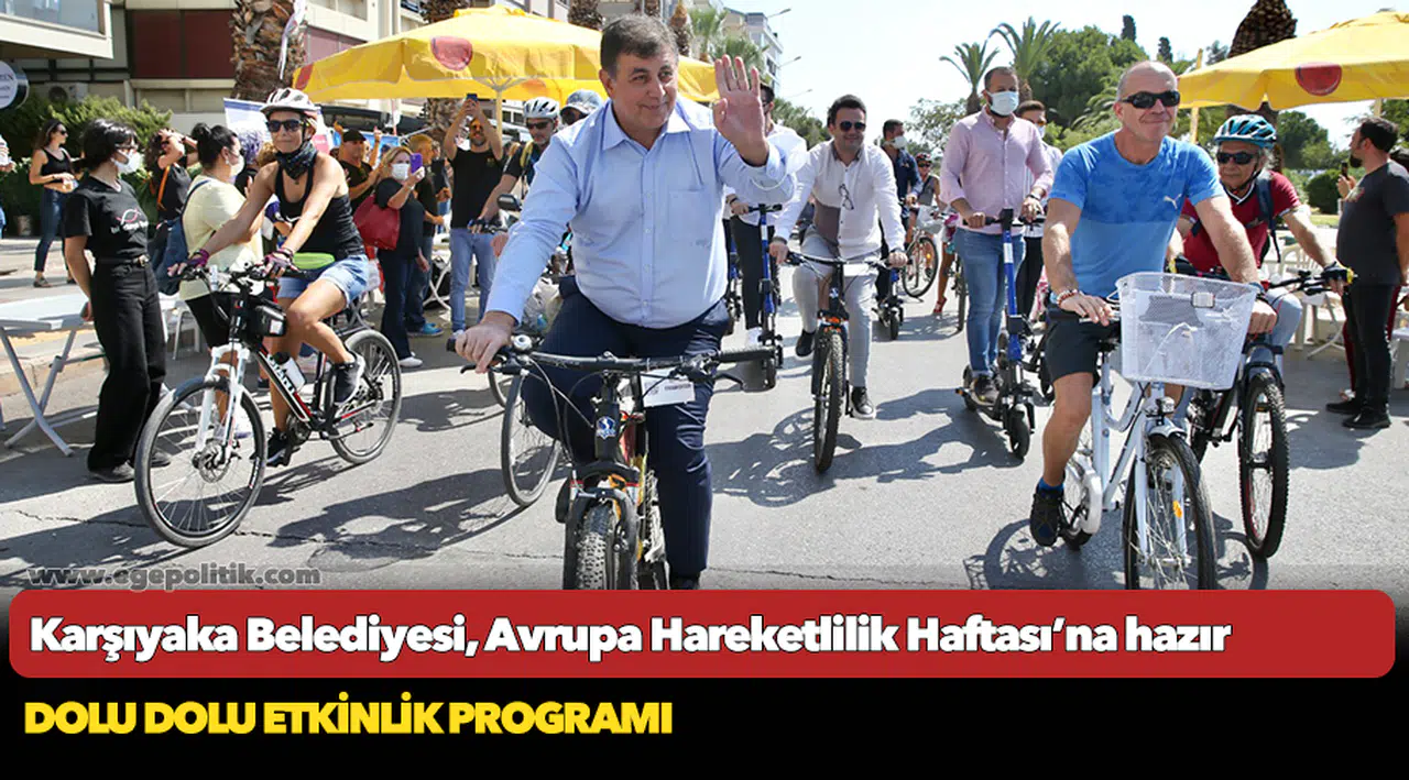 Karşıyaka Belediyesi, Avrupa Hareketlilik Haftası’na hazır