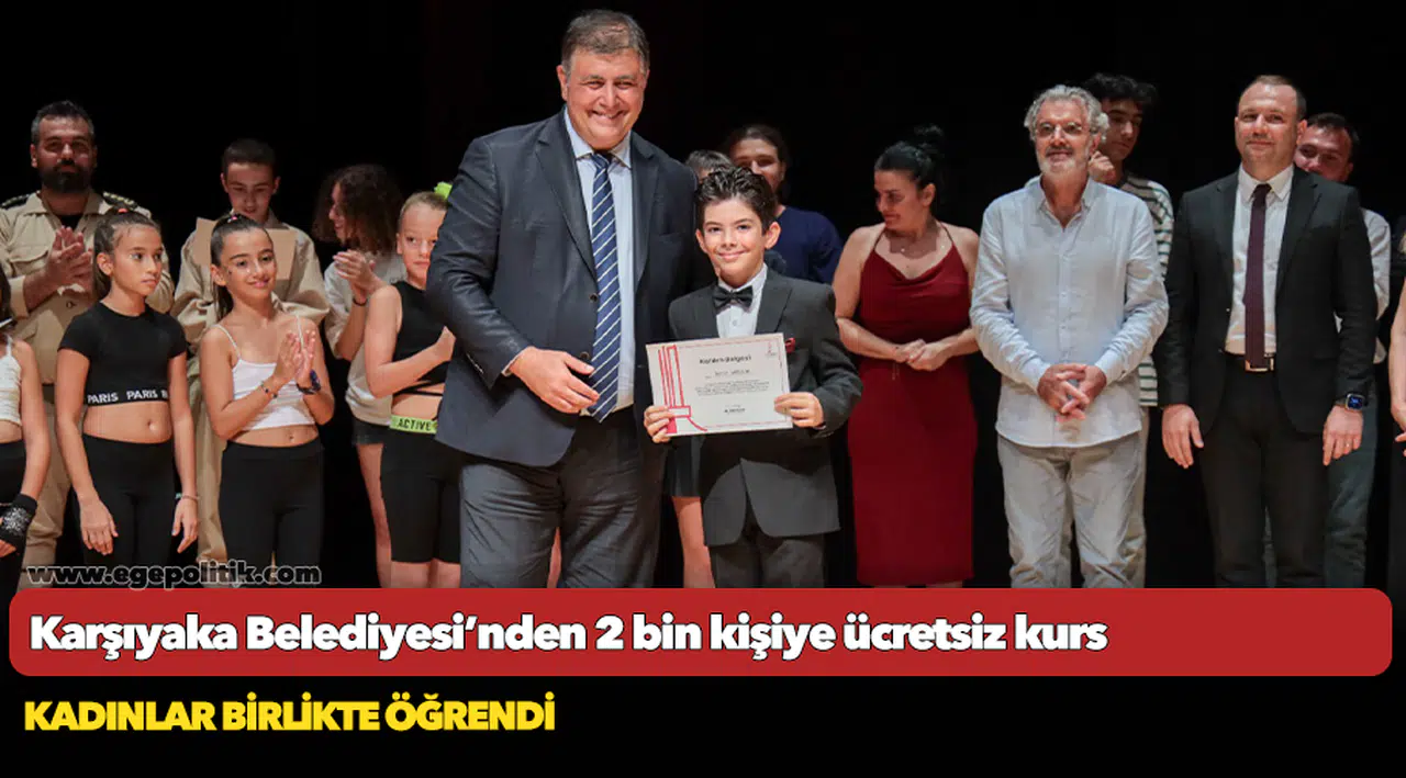 Karşıyaka Belediyesi’nden 2 bin kişiye ücretsiz kurs