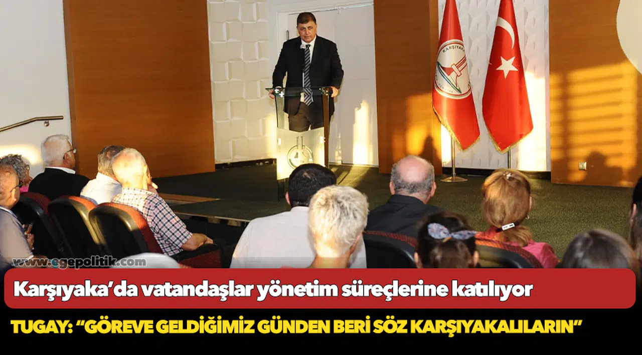 Karşıyaka’da vatandaşlar yönetim süreçlerine katılıyor