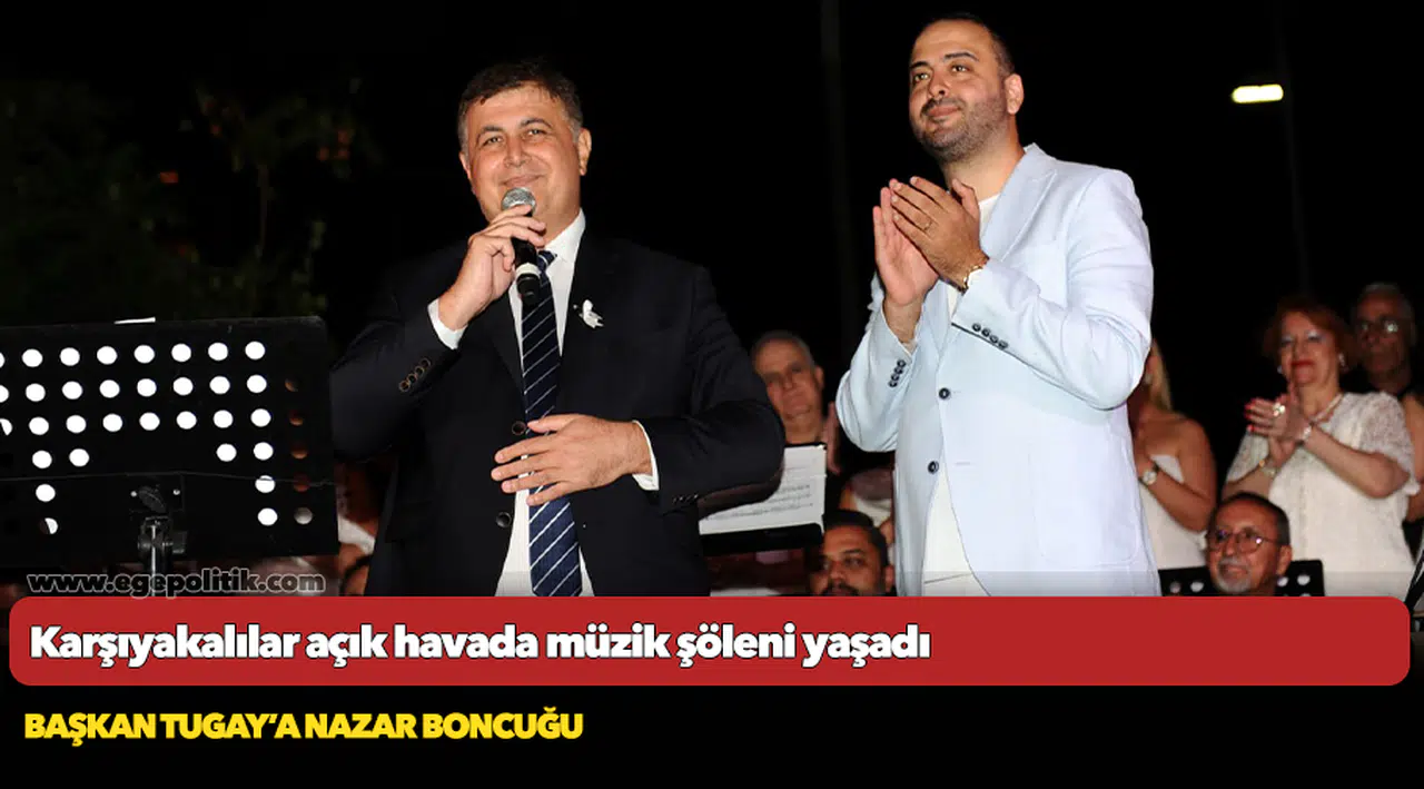 Karşıyakalılar açık havada müzik şöleni yaşadı