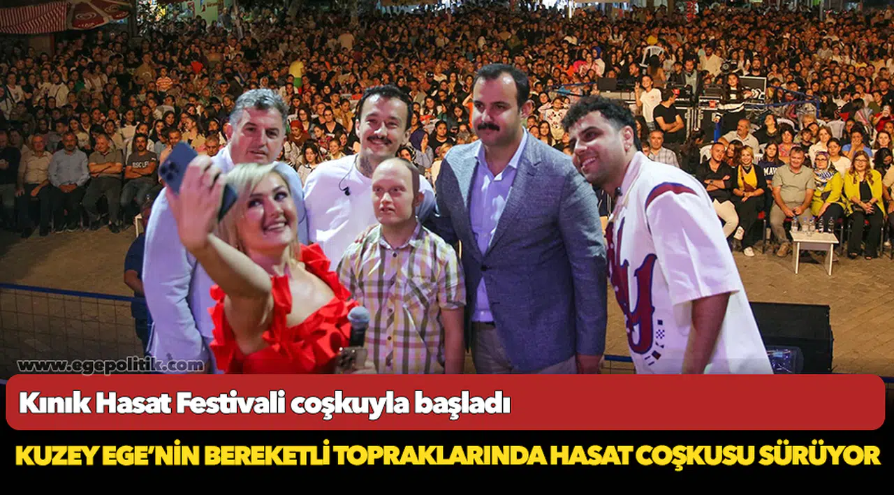 Kınık Hasat Festivali coşkuyla başladı