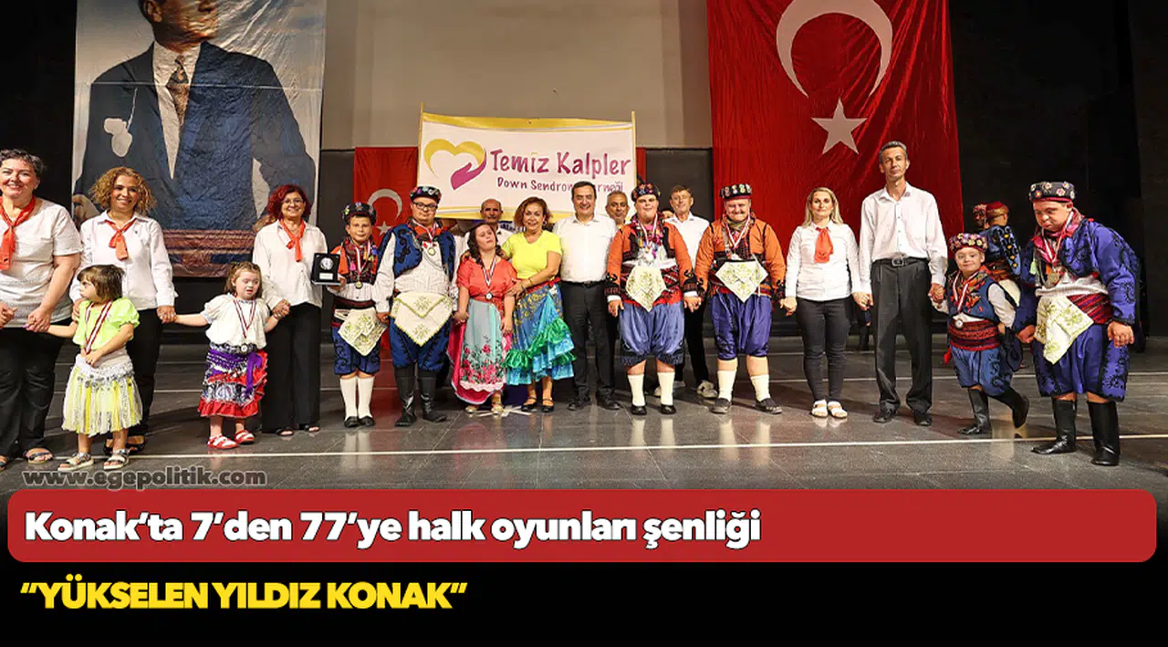 Konak’ta 7’den 77’ye halk oyunları şenliği