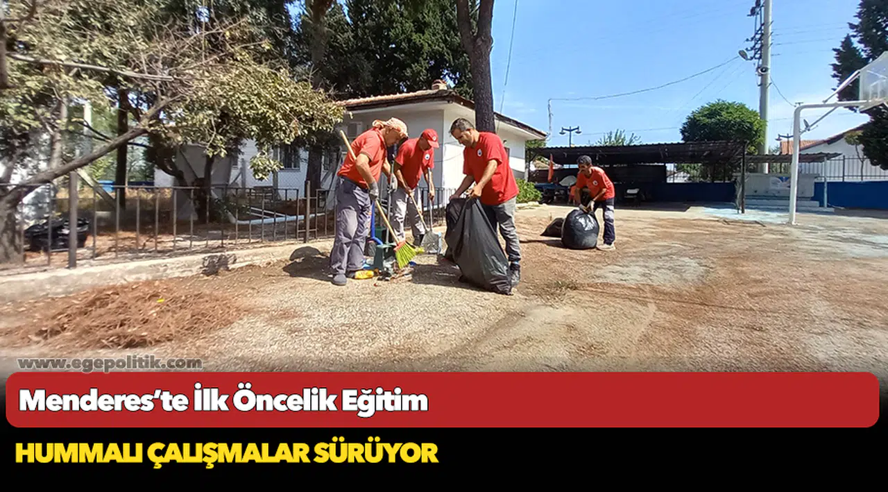 Menderes’te İlk Öncelik Eğitim