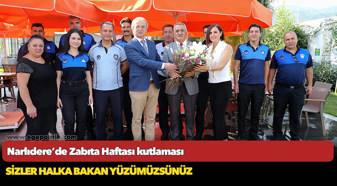 Narlıdere’de Zabıta Haftası kutlaması