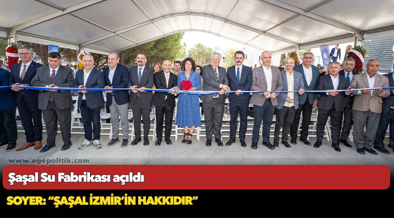 Şaşal Su Fabrikası açıldı