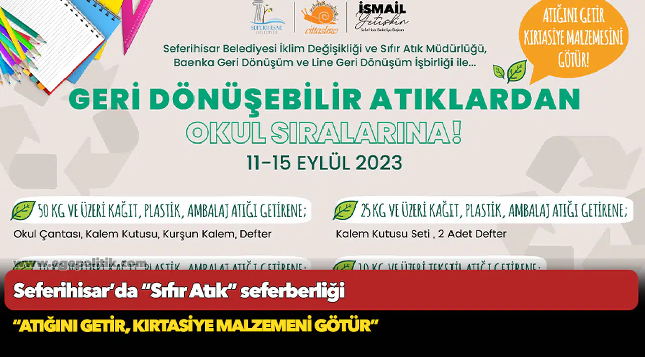 Seferihisar’da “Sıfır Atık” seferberliği