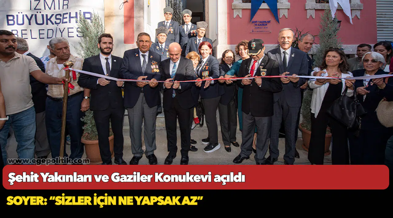 Şehit Yakınları ve Gaziler Konukevi açıldı